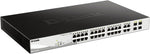 D-Link Gigabit Ethernet Optical Transceiver Multimode 1000BASE-SX SFP module 28-Port Gigabit w/PoE (193W) DGS-1210-28P