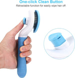 Self Cleaning Slicker Brush for Dogs & Cats