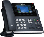 Yealink T46U IP Phone, 16 VoIP Accounts. 4.3-Inch Color Display. Dual USB 2.0, Dual-Port Gigabit Ethernet, 802.3af PoE, Power Adapter Not Included (SIP-T46U)