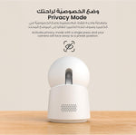 eufy Security Indoor Cam C220, 2K Resolution Security Camera with 360° PTZ, Plug-in Security Indoor Camera with 2.4G Wi-Fi, Human/Motion AI, Night Vision, AI Tracking, HomeBase S380 Compatible