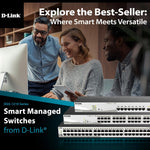 D-Link Gigabit Ethernet Optical Transceiver Multimode 1000BASE-SX SFP module 28-Port Gigabit w/PoE (193W) DGS-1210-28P