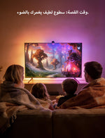Lepro STV1 AI Smart TV Backlight with Ultrawide Camera for 55-65 Inch TVs, 3.6M,LightIMS Instant Sync, True-to-Screen Colour, LED Lights for TV Gaming Home Cinema, Works with Alexa, 2.4GHz WiFi