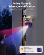 Imou Dual Lens Outdoor Security Camera, 6MP Wireless CCTV Camera for Home with AI Human Vehicle Detection/Color Night Vision/Work w/Alexa, Crusier Dual 2 2K+2K Wifi6 Pan & Tilt Surveilliance Camera
