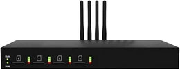 Dinstar UC2000-VE-4T SIP VOIP LTE Gateway, 4x LTE Channels, Voice over LTE (VoLTE), SMS to Email, Auto CLIP, Flexible Dial Rules & Manipulation Rules, Black | UC2000-VE-4T-B