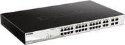 D-Link Gigabit Ethernet Optical Transceiver Multimode 1000BASE-SX SFP module 28-Port Gigabit w/PoE (193W) DGS-1210-28P