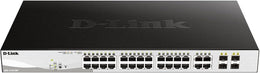 D-Link Gigabit Ethernet Optical Transceiver Multimode 1000BASE-SX SFP module 28-Port Gigabit w/PoE (193W) DGS-1210-28P