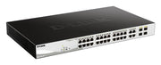 D-Link Gigabit Ethernet Optical Transceiver Multimode 1000BASE-SX SFP module 28-Port Gigabit w/PoE (193W) DGS-1210-28P