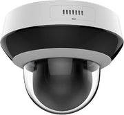 HIKVISION DS-2DE2A404IWG1-E 4MP 4X IR Mini Outdoor PTZ Dome Network Camera, AcuSense AI, DarkFighter, 4x Optical Zoom, Two-Way Audio, IP66, IK10, PoE
