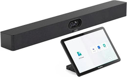 MeetingBar A40-031 - All-in-One 4K Video Conferencing Solution with Dual 48MP Cameras, 120° Field of View, 8MEMS Microphone Array, CTP25 Touch Panel, Compatible with Microsoft Teams and Zoom