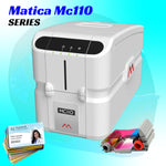 Matica MC110 Dual Sided ID Card Printer, Made in Uk, 3 Years Warranty with Free Ribbon software