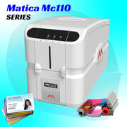 Matica MC110 Dual Sided ID Card Printer, Made in Uk, 3 Years Warranty with Free Ribbon software