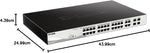 D-Link Gigabit Ethernet Optical Transceiver Multimode 1000BASE-SX SFP module 28-Port Gigabit w/PoE (193W) DGS-1210-28P