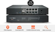 SonicWall TZ280 2.5 Gbps Next-Gen Firewall Appliance, HW Only 8x1GbE + 2x1G SFP; 2.5 Gbps firewall, 1 Gbps threat prevention; SonicOS 8; small business & branch NGFW