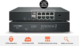 SonicWall TZ280 2.5 Gbps Next-Gen Firewall Appliance, HW Only 8x1GbE + 2x1G SFP; 2.5 Gbps firewall, 1 Gbps threat prevention; SonicOS 8; small business & branch NGFW
