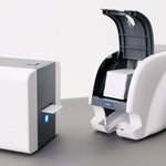 IDP IDP SMART-31S ID Card Simplex Printer Kit with PC Only Software, 250 Print YMCKO Color Ribbon, and 100 PVC Plastic Cards