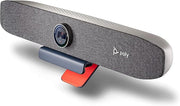 Poly (Plantronics + Polycom) Studio P15 Personal Video Bar - 4K Camera, Microphones & Speaker Solution With Premium Audio - Certified for Zoom and Teams