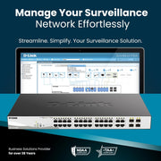 D-Link Gigabit Ethernet Optical Transceiver Multimode 1000BASE-SX SFP module 28-Port Gigabit w/PoE (193W) DGS-1210-28P