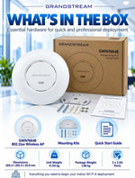 Grandstream GWN7664E | AX6000 Wi-Fi 6 Access Point | Power Adapter Not Included