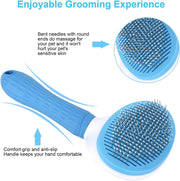 Self Cleaning Slicker Brush for Dogs & Cats