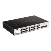 D-Link Gigabit Ethernet Optical Transceiver Multimode 1000BASE-SX SFP module 28-Port Gigabit w/PoE (193W) DGS-1210-28P