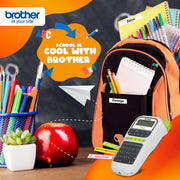 Brother PT-H110 Label Printer, Portable Label Maker, English, Arabic & Farsi Keyboard, Up to 12mm label, White