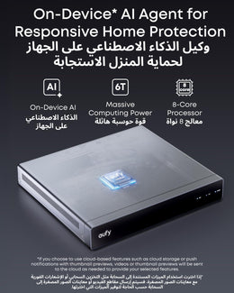 eufy Security Network Video Recorder S4 CCTV Camera Systems, 8–16 Channels, AI-Powered Video Finder, Pre-Installed 2TB Hard Drive Up to 16TB, 24/7 Recording, Only Works with eufy PoE Cams and Devices
