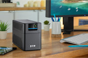 Eaton UPS 5E Gen2 700 USB IEC - Line-Interactive unterbrechungsfreie Stromversorgung - 5E700UI - 700VA (4 IEC-C13-Buchsen, leise, Software zum Herunterfahren)