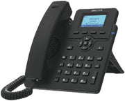 Dinstar C60UP HD SIP IP Desk Phone with 2.8″ Color Display, PoE Power, Dual Gigabit LAN - Black