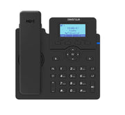 Dinstar C60UP HD SIP IP Desk Phone with 2.8″ Color Display, PoE Power, Dual Gigabit LAN - Black